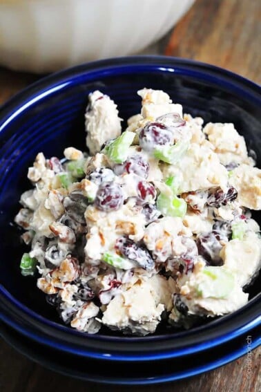 Chicken Salad Recipe - This chicken salad recipe makes a delicious, quick meal. Made with chicken, grapes, and roasted nuts, it is always a favorite